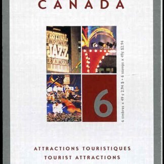 Canada Stamp Booklet - #BK293 Festival International de Jazz de Montréal (2004) 6 x 49¢ Booklet of 6 stamps (#2021a in cover)