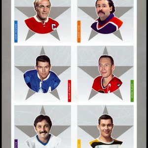 Canada Stamp Booklet - #BK305 NHL All Stars - 6 (2005) 6 x 50¢ Booklet of 6 stamps (#2086 in cover)