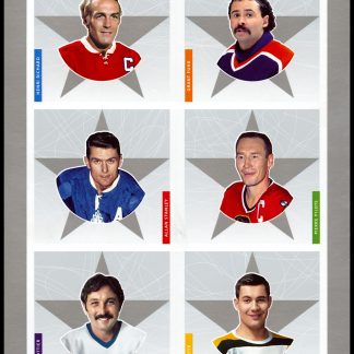 Canada Stamp Booklet - #BK305 NHL All Stars - 6 (2005) 6 x 50¢ Booklet of 6 stamps (#2086 in cover)