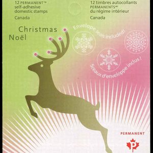 Canada Stamp #2239a - Reindeer (2007) 12 x P (52¢) 2X Booklet pane of 6 stamps (#2239) (BK359)