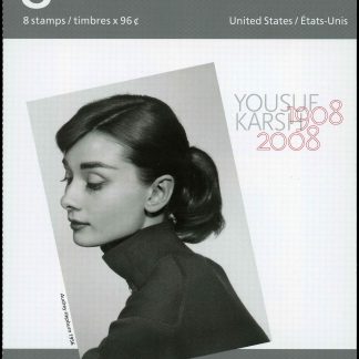 Canada Stamp Booklet - #BK377 Audrey Hepburn (2008) 8 x 96¢ Booklet of 8 stamps (2 x #2272a in cover)