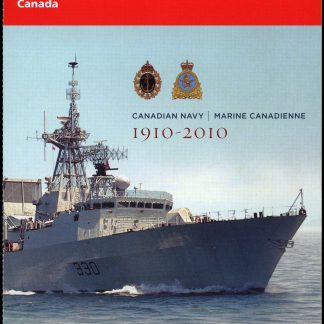 Canada Stamp Booklet - #BK428 Canadian Navy Centennial (2010) 10 x 57¢ Booklet of 10 stamps (#2386a in cover)