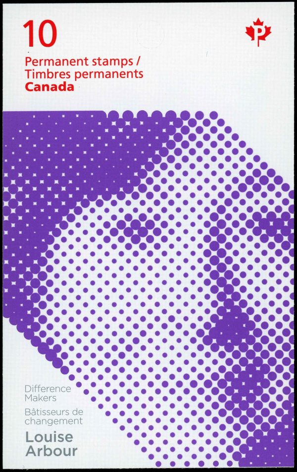 Canada Stamp Booklet - #BK490 Louise Arbour (2012) 10 x P (61¢) Booklet of 10 stamps (#2550a in cover)