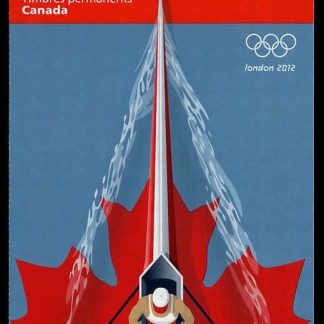 Canada Stamp Booklet - #BK494 Rowing (2012) 10 x P (61¢) Booklet of 10 stamps (#2556a in cover)