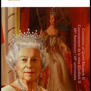 Canada Stamp Booklet - #BK538 Portrait of Queen Elizabeth II (2013) 10 x P (63¢) Booklet of 10 stamps (#2644a in cover)