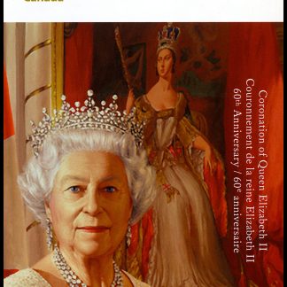 Canada Stamp Booklet - #BK538 Portrait of Queen Elizabeth II (2013) 10 x P (63¢) Booklet of 10 stamps (#2644a in cover)