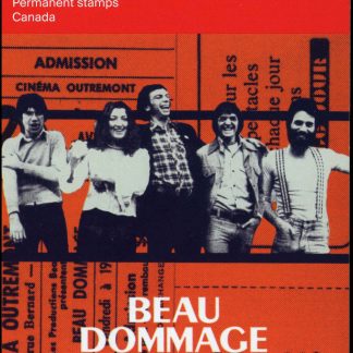 Canada Stamp Booklet - #BK545 Beau Dommage (2013) 10 x P (63¢) Booklet of 10 stamps (#2658a in cover)