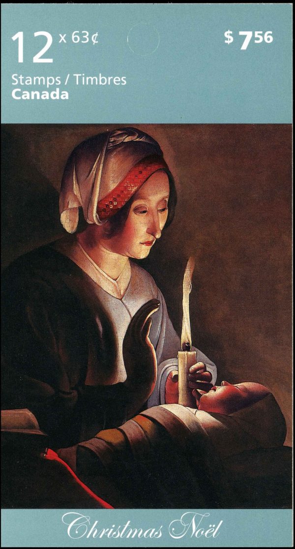 Canada Stamp Booklet - #BK563 Painting by Georges de La Tour (2013) 12 x 63¢ Booklet of 12 stamps (#2688a in cover)