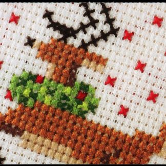 Canada Stamp Booklet - #BK565 Cross-Stitched Reindeer (2013) 6 x $1.10 Booklet of 6 stamps (#2690a in cover)