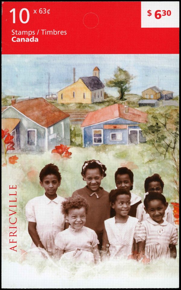 Canada Stamp Booklet - #BK570 Africville (Halifax, NS) (2014) 10 x 63¢ Booklet of 10 stamps (#2702a in cover)