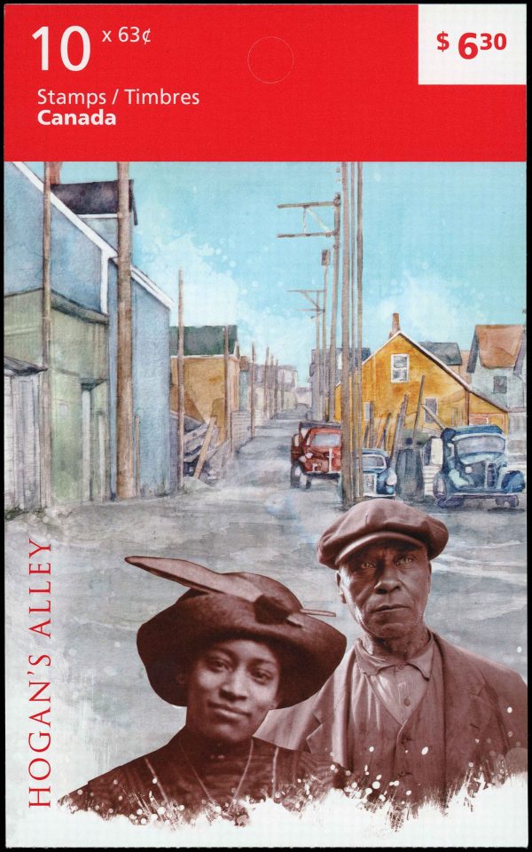 Canada Stamp Booklet - #BK571 Hogan's Alley (Vancouver, BC) (2014) 10 x 63¢ Booklet of 10 stamps (#2703a in cover)