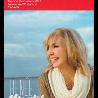 Canada Stamp Booklet - #BK593 Renée Martel (2014) 10 x P (85¢) Booklet of 10 stamps (#2767a in cover)