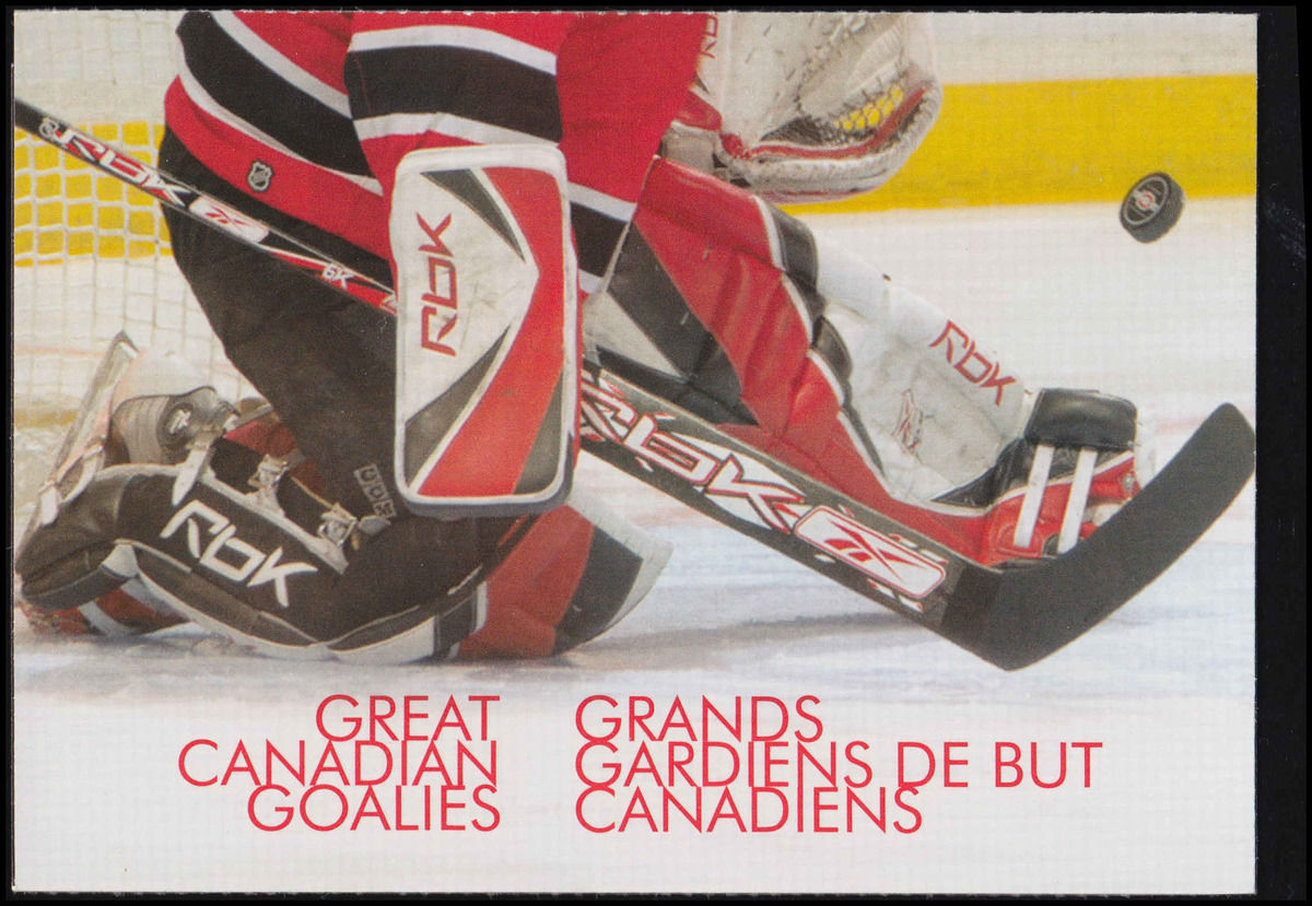Canada Stamp Booklet - #BK632 Great Canadian Goalies (2015) 6 x P (85¢) Booklet of 6 stamps (#2872a in cover)