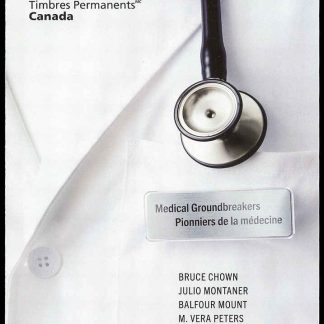 Canada Stamp Booklet - #BK749 Medical Groundbreakers (2020) 10 x P (92¢) Booklet of 10 stamps (#3250a in cover)