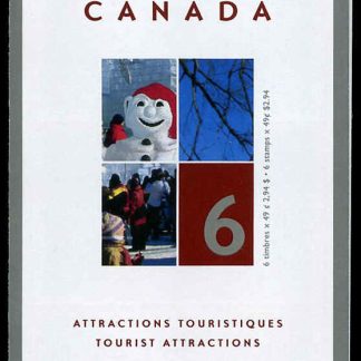 Canada Stamp Booklet - #BK285 Quebec Winter Carnival (2004) 6 x 49¢ Booklet of 6 stamps (#2019a in cover)