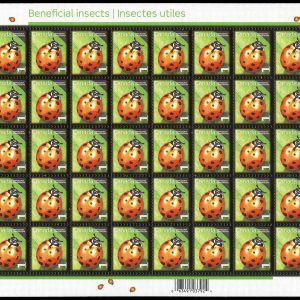 Canada Stamp SHEET#2234 - Convergent lady beetle (2007) 1¢