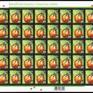 Canada Stamp SHEET#2234 - Convergent lady beetle (2007) 1¢
