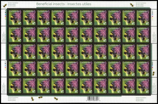 Canada Stamp SHEET#2236 - Northern Bumblebee (2007) 5¢
