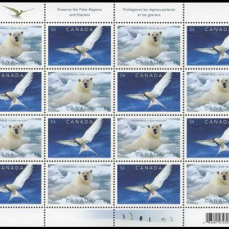 Canada Stamp SHEET#2327a - Preserving the Poles (2009)