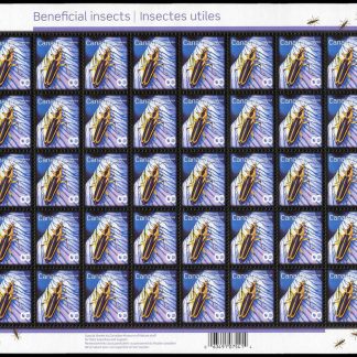 Canada Stamp SHEET#2409 - Margined Leatherwing (2010) 8¢