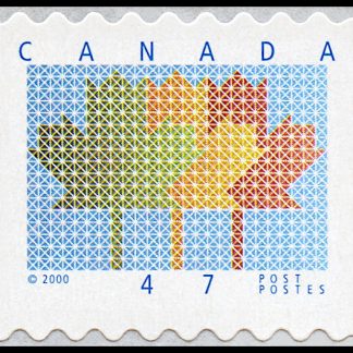 Canada Stamp #1878 - Stylized maple leaf (2000) 47¢