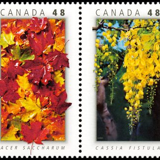 Canada Stamp #2001a - National Emblems (2003) 2 x 48¢