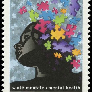 Canada Stamp - B - Semi Postal #B18i - Puzzle pieces coming together (2011) P (59¢) + 10¢ Die cut to shape from Quarterly Pack