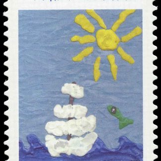 Canada Stamp - B - Semi Postal #B20i - Floating Adrift, by Ezra Peters (2013) 63¢ + 10¢ Die cut to shape from Quarterly Pack/Annual Collection