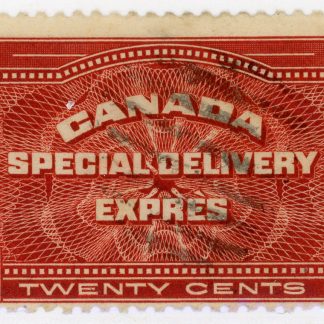 Canada Stamp - E - Special Delivery #E4 - Confederation Issue (1930) 20¢ (GRADE F-U)