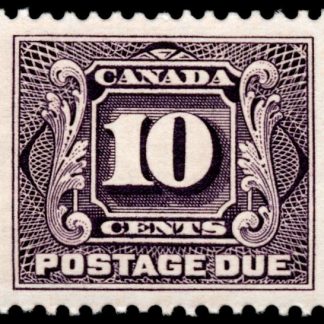 Canada Stamp - J - Postage Due #J5 - First Postage Due Issue (1928) 10¢ (GRADE F-MLH)
