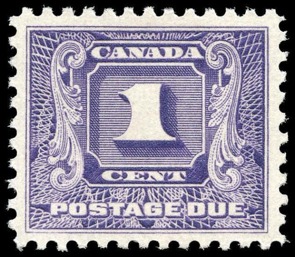 Canada Stamp - J - Postage Due #J6 - Second Postage Due Issue (1930) 1¢ (GRADE VF-MH)