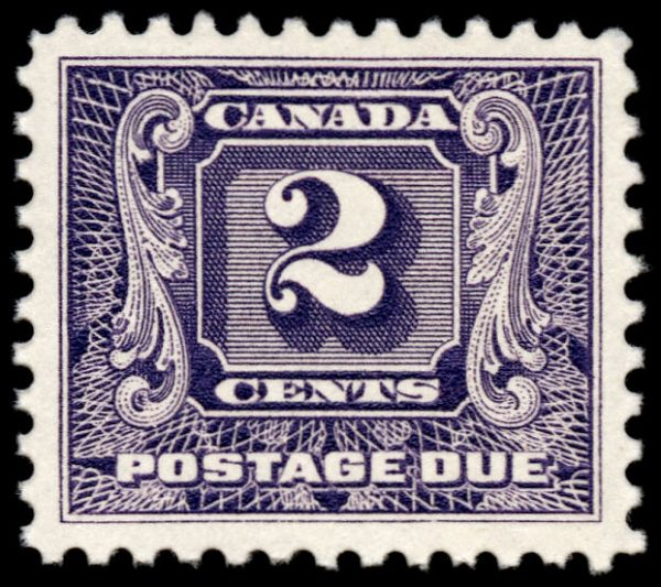 Canada Stamp - J - Postage Due #J7 - Second Postage Due Issue (1930) 2¢ (GRADE VF-MH)