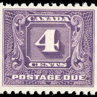 Canada Stamp - J - Postage Due #J8 - Second Postage Due Issue (1930) 4¢ (GRADE J8-VF-MH)