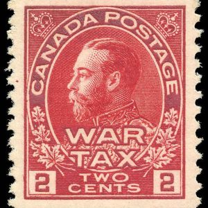 Canada Stamp - MR - War Tax #MR2 - War Tax (1915) 2¢ (GRADE F-MH)