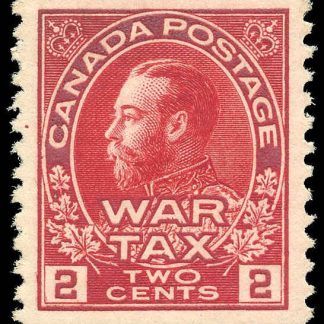 Canada Stamp - MR - War Tax #MR2 - War Tax (1915) 2¢ (GRADE F-MH)