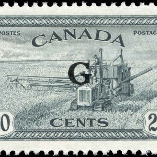 Canada Stamp - O - Official #O23 - Combine (b) (1950) 20¢ Overprinted G