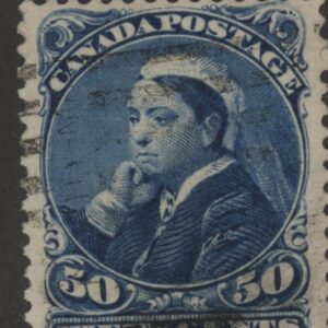 Canada Stamp #47 - Queen Victoria (1893) 50c -- Used -- VF