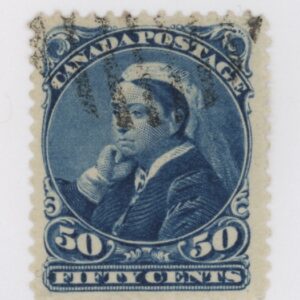 Canada Stamp #47 - Queen Victoria (1893) 50c -- Used -- VF