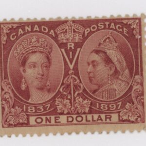 Canada Stamp #61 - Queen Victoria (1924) 1¢ -- Used -- F