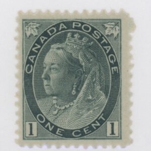Canada Stamp #75 - Queen Victoria - Numeral Issue (1898) 1c -- MLH -- F-VF