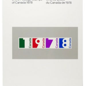CANADA 1978 Year Book Stamp Collection, A full set of Canada Post’s 1978 Stamps