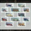 Canada Stamp #1605 - Historic Land Vehicles Collection-5 (1996) 10 x 5¢, 4 x 10¢, 10 x 20¢, 1 x 45¢ Pane of 25 stamps + 20 labels - Image 3