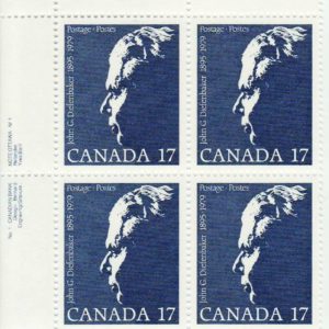 Canada PB#859 - John George Diefenbaker (1980) 17¢