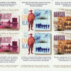 Canada Stamp #1606i - Yukon Gold Rush (1996) 10 x 45¢ Pane of 10