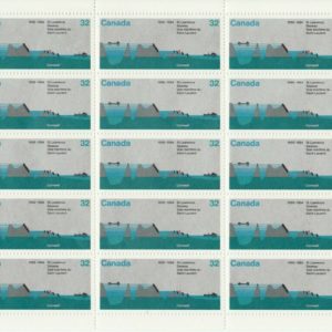 Canada Stamp SHEET#1015 - Seaway Locks (1984) 32¢