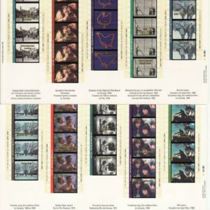 Canada Stamp Mint #1615-16 - Souvenir Sheets - Cinema in Canada (1996)