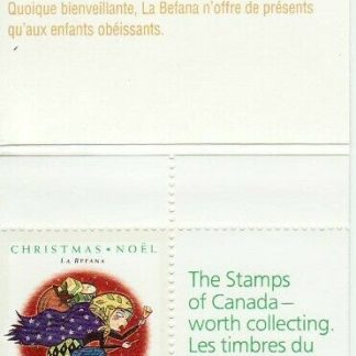 Canada Booklet 1992 La Befana #BK151b MNH