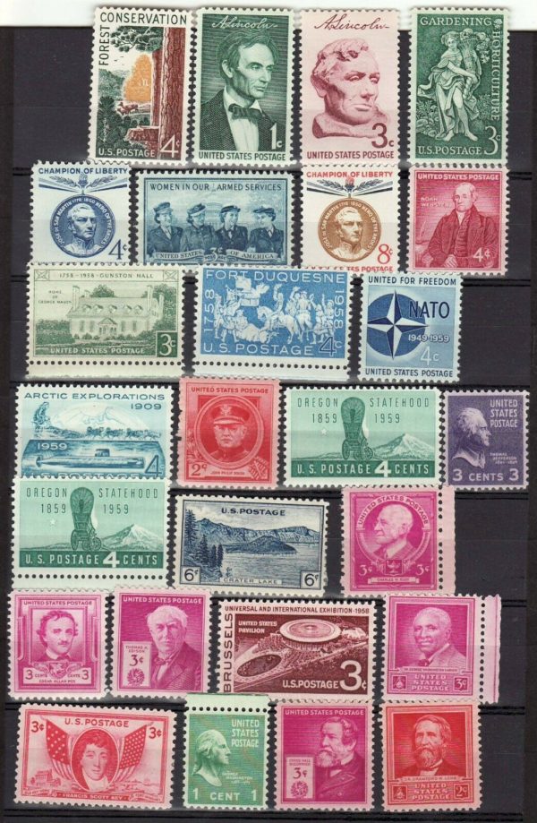 small US collection of MNH stamps