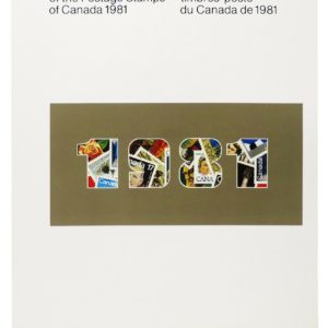 CANADA 1981 Year Book Stamp Collection, A full set of Canada Post’s 1981 Stamps