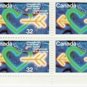 Canada PB#1045 - Heart and Arrow, Jeans (1985) 32¢